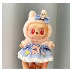 OEM Labubu With Clothes Country Outfit Macaron Style Μπρελόκ High Quality