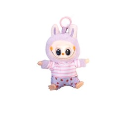 OEM Labubu With Clothes Strawberry Macaron Style Μπρελόκ High Quality