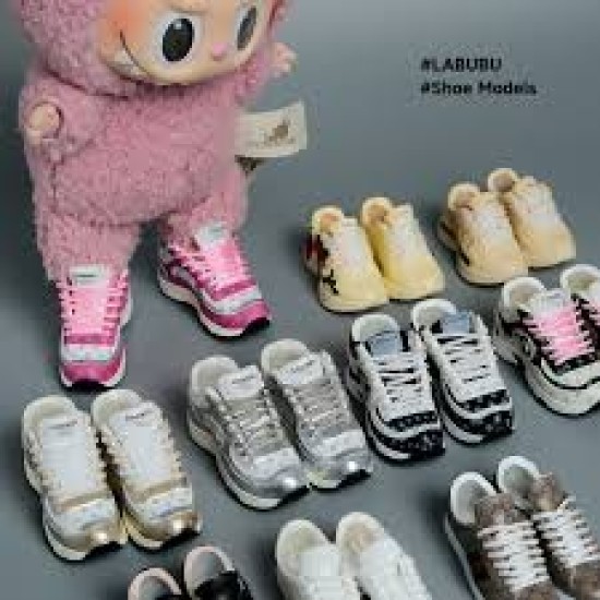 OEM Labubu With Shoes Random Outfit Macaron Style Shoes Baby Doll  High Quality Blind Box