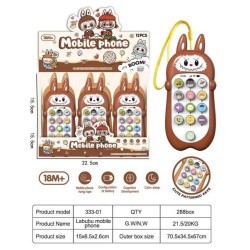 labubu kids' phone toy 2025 early education and brain-training tool
