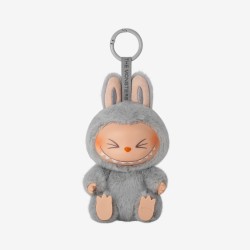 OEM THE MONSTERS Λούτρινο Labubu με πλαστικό πρόσωπο HEHE- Have a seat Vinyl Plush Blind Box 