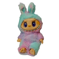 Λούτρινο Labubu με πλαστικό πρόσωπο 25εκ - Have a seat Vinyl Plush Blind Box OEM