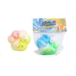 Pinch Family Cat Paw Sticky Squeeze Soft Toy -Μαλακή Πολύχρωμο 2 τμχ