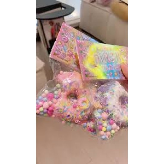 Pinch Family Donut Sticky Squishy Soft Toy -Donut 2 τμχ