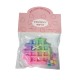 Pinch Family Waffles Sticky Squishy Soft Toy -Βάφλα Rainbow 9 X 8 Cm
