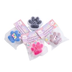 Pinch Family Cat Paw Sticky Squeeze Soft Toy -Μαλακή Πατούσα Πολύχρωμο (Διάφορα Σχέδια) 1τμχ 