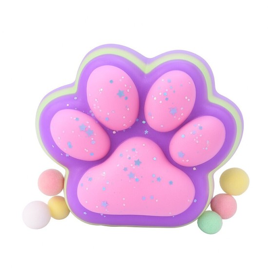 Pinch Family Cat Paw Sticky Squeeze Soft Toy -Μαλακή Πατούσα Πολύχρωμο
