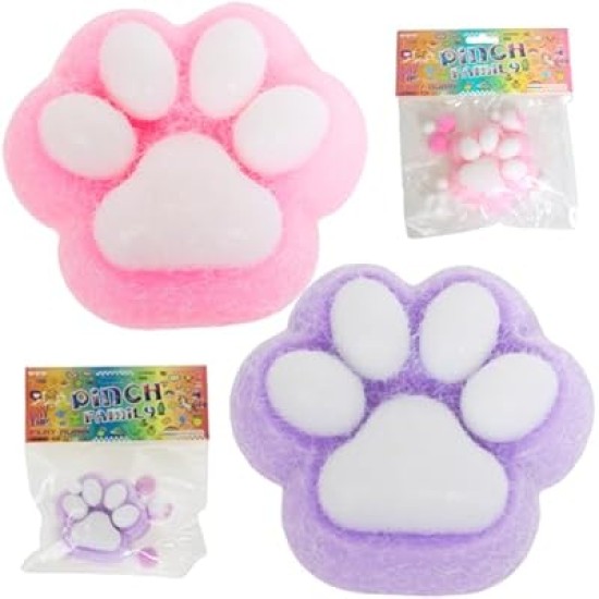 Pinch Family Cat Paw Sticky Squeeze Soft Toy -Μαλακή Πατούσα 2 TMX