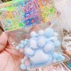 Pinch Family Cat Paw Sticky Squeeze Soft Toy -Μαλακή Πατούσα Γαλάζιο