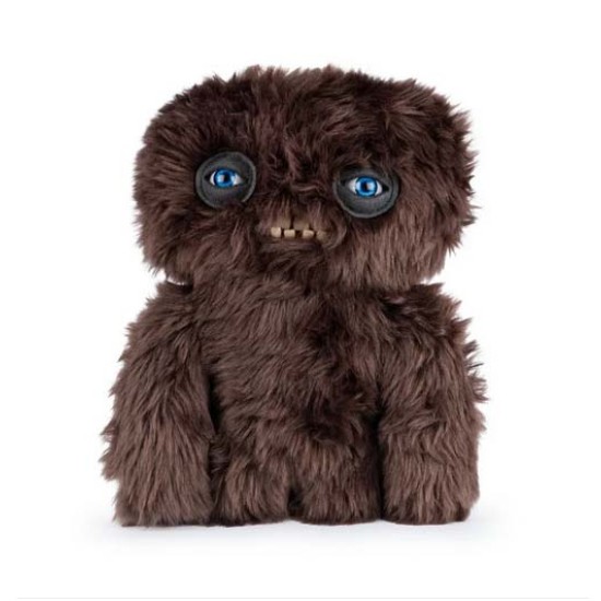 Fuggler Funny Ugly Tooth Monster Indecisive Monster 9inch Squidge Brown Plush Creature oem
