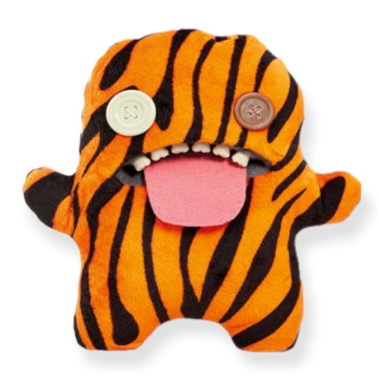 Fuggler Funny Ugly Tooth Monster Indecisive Monster 9inch Plush Oogah Boogah in Tiger stripe oem