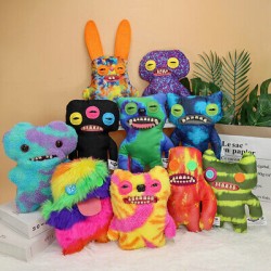 Fuggler Funny Ugly Tooth Monster Indecisive Monster 9inch Green Tie Dye oem