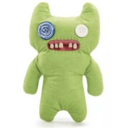 Fuggler Funny Ugly Tooth Monster Indecisive Monster 9inch Indecisive Green Button Plush oem