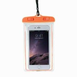 Αδιάβροχη - Υποβρύχια Θήκη για Smartphone 80x160mm EZRA SP08 Πορτοκαλί
