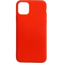 Oem Θήκη Σιλικόνης Matt Για Apple iPhone 12 Pro 6,1'' Κόκκινο 