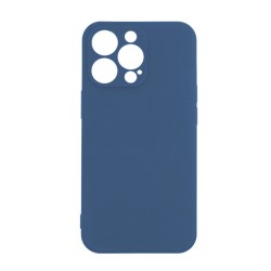 Θήκη Πλάτης Σιλικόνης Soft Back Cover IPhone 12 Pro - Σκούρο Μπλε