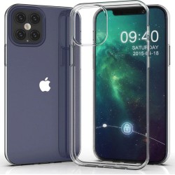 2mm Back Cover Σιλικόνης Διάφανο (iPhone 12 / 12 Pro) 