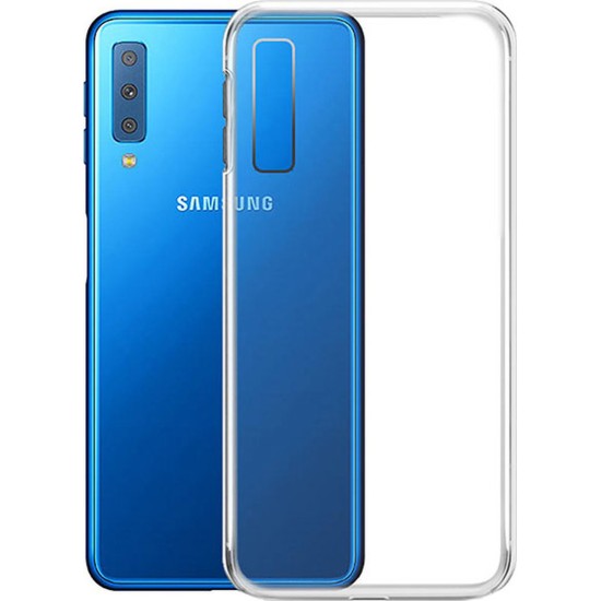 Θήκη Σιλικόνης για Samsung Galaxy A7 2018 (A750) - Διάφανη