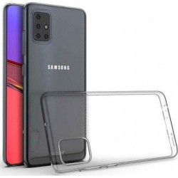 Θήκη Back Cover Σιλικόνης για Samsung Galaxy A51 - Διάφανο
