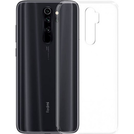 Θήκη Back Cover Σιλικόνης για Xiaomi Redmi Note 8 Pro - Διάφανο Θήκη Back Cover Σιλικόνης για Xiaomi Redmi Note 8 Pro - Διάφανο
