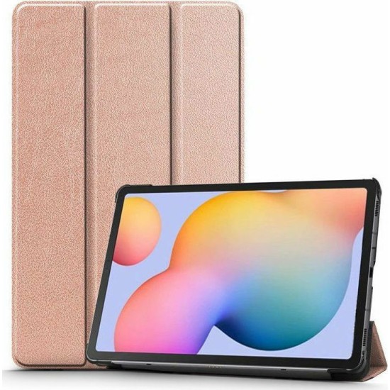 Tri-Fold Flip Cover Ροζ Χρυσό (Galaxy Tab S6 Lite 10.4)