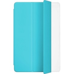 Samsung Galaxy Tab A7 10.4 (2020) T500 / T505 Tri-fold Stand Case Front and Back Silicone Transparent Light Blue (oem)
