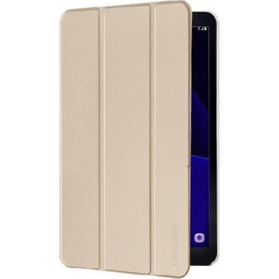 Trifold Θήκη Βιβλίο με Σιλικόνη Flip Cover Για Samsung Galaxy A7 Lite 8.7" Χρυσή Trifold Θήκη Βιβλίο με Σιλικόνη Flip Cover Για Samsung Galaxy A7 Lite 8.7" Χρυσή