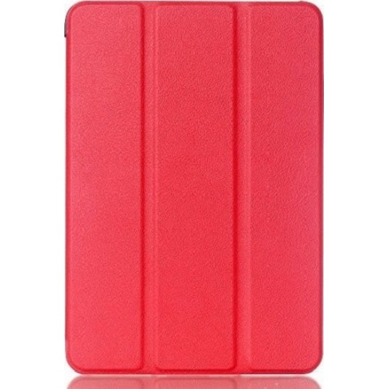 Tri-Fold Flip Cover Δερματίνης Κόκκινο (Galaxy Tab S7+)