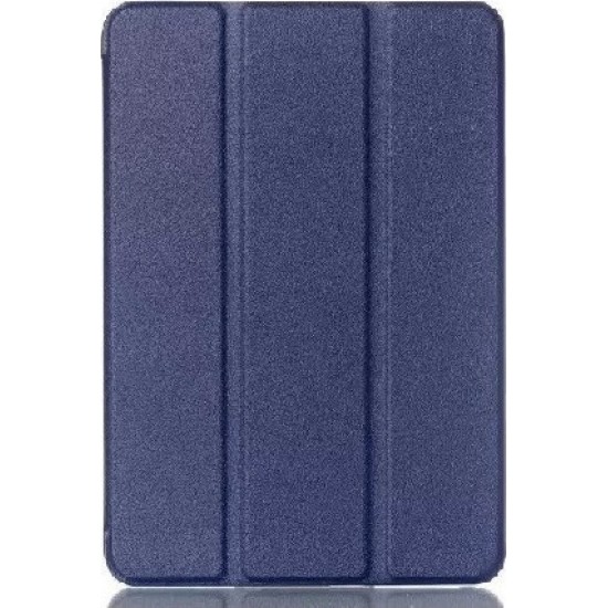 Samsung Galaxy Tab A7 10.4 (2020) T500 / T505 Tri-fold Stand Case Front and Back Silicone Transparent Μπλε (oem) Samsung Galaxy Tab A7 10.4 (2020) T500 / T505 Tri-fold Stand Case Front and Back Silicone Transparent Μπλε (oem)