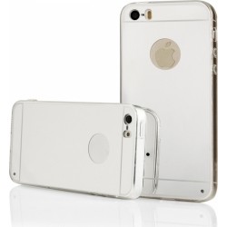 iPhone 5 - Σιλικόνη TPU καθρέπτης Ασημί OEM