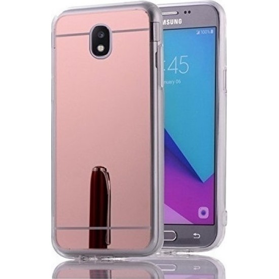 OEM Mirror Back Cover Σιλικόνης Ροζ (Galaxy J7 2017)