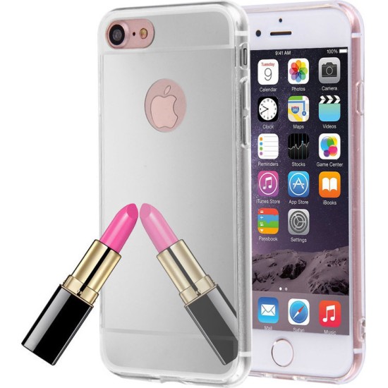 Θήκη TPU Καθρέφτης για iPhone 7 (4.7”) - Ασημί Θήκη TPU Καθρέφτης για iPhone 7 (4.7”) - Ασημί