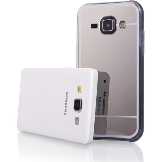 Mirror Back Cover Samsung J1 (2016) SILVER(Καθρέπτης)