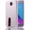 OEM Mirror Back Cover Σιλικόνης Ασημί (Galaxy J7 2017)