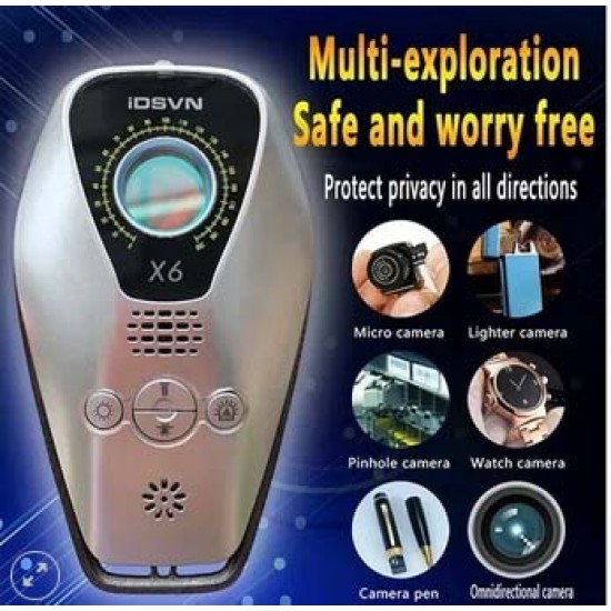 Ανιχνευτής 3 σε 1 κρυφών καμερών, συναγερμός και απωθητικό κουνουπιών X6