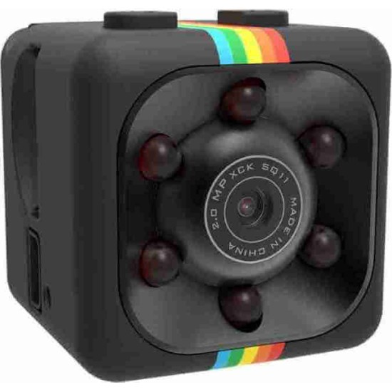 Super Mini Car/Drone Camera DV SQ11 Full HD 1080P (Μαύρο)