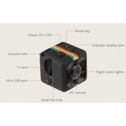 Super Mini Car/Drone Camera DV SQ11 Full HD 1080P (Μαύρο)