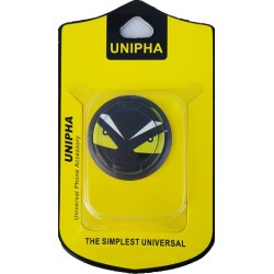Universal UNIPHA 360 Rotating Finger Ring Holder and Stand for Smartphone Tablet in Design Angry Face (oem)