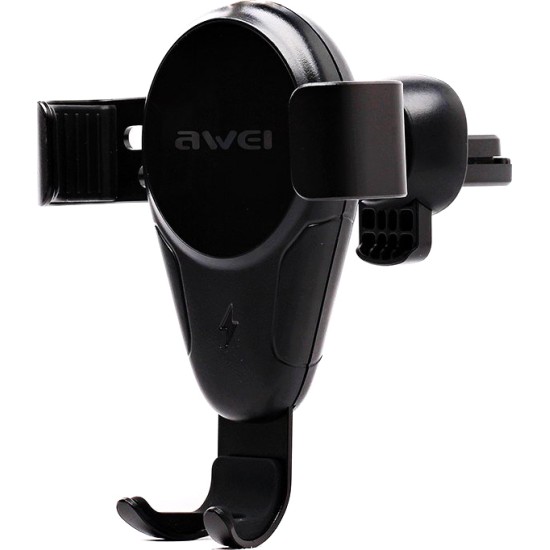 Ασύρματη Βάση Φόρτισης & Βάση Στήριξης Κινητού για Αυτοκίνητο 2 σε 1 - AWEI Wireless Charger & Car Phone Holder 2 in 1 CW3