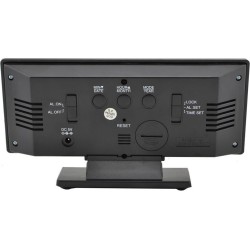 Ψηφιακό Ρολόι Επιτραπέζιο με Ξυπνητήρι DS-3618L White