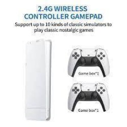 Ηλεκτρονική Παιδική Ρετρό Κονσόλα Wireless 2.4G HDMI Tv Game P5 Λευκή