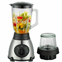 Andowl Μπλέντερ για Smoothies με Γυάλινη Κανάτα 1.5lt 600W Inox Q-FR60