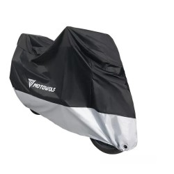 Motowolf 210d Motorcycle Cover Size 230x95x125 Waterproof Sun Wind Rain Protection Soft Interior
