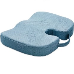 Ανατομικό με Ίνες Bamboo Μαξιλάρι Καθίσματος 45x35cm σε Γκρι χρώμα OEM