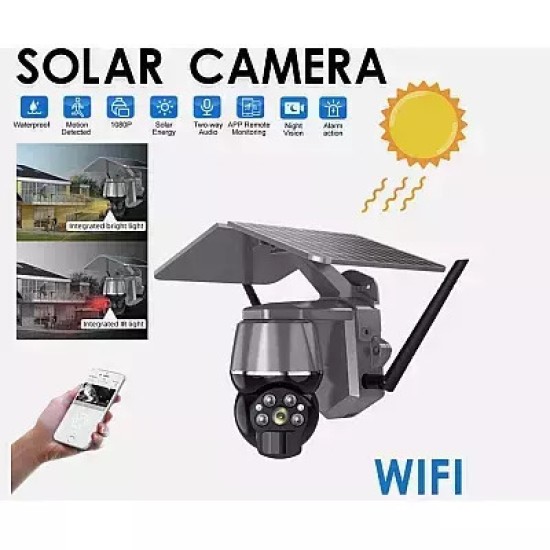 Andowl Q-S808 IP Κάμερα Παρακολούθησης 4G Full HD+ 4MP Αδιάβροχη Μπαταρίας με Αμφίδρομη Επικοινωνία και Φακό 4mm