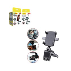 Andowl Βάση Κινητού Αυτοκινήτου Q-ZJ68 με Ρυθμιζόμενα Άγκιστρα Μαύρη