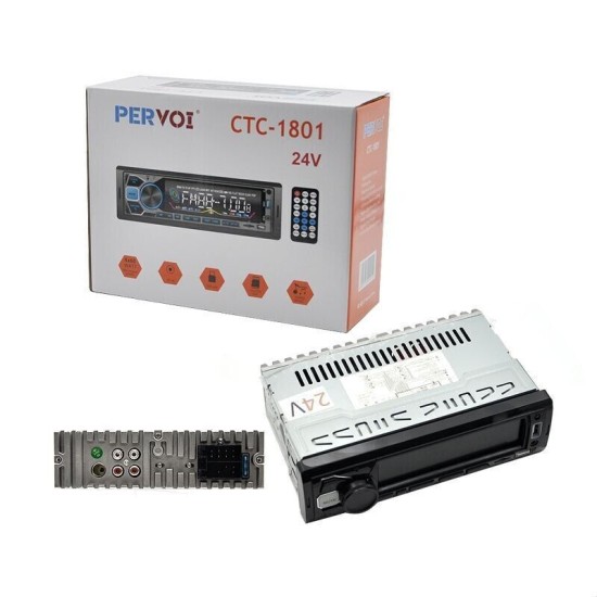 PerVoi CTC-1801 Ηχοσύστημα Αυτοκινήτου Universal 1DIN (Bluetooth/USB)