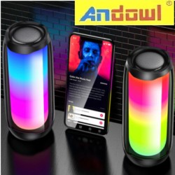 Andowl Ηχείο Karaoke με Ασύρματα Μικρόφωνα Q-YX6680 Μαύρο