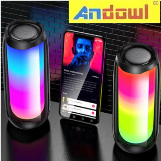 Andowl Ηχείο Karaoke με Ασύρματα Μικρόφωνα Q-YX6680 Μαύρο