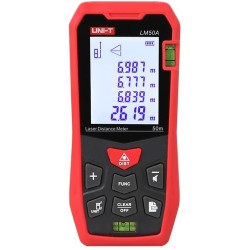 UNI-T laser μετρητής απόστασης LM50A, m/ft/in, 50m